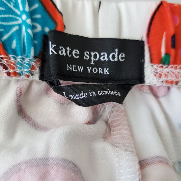 NWOT Kate Spade "Holiday Cookies" Soft Christmas Pajama 2-pc Set Sz L Pyjamacore - Picture 11 of 12